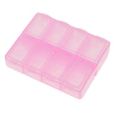 Maxbell 8 Grids Tablet Pill Box Medicine Storage Organizer Capsule Case Portable