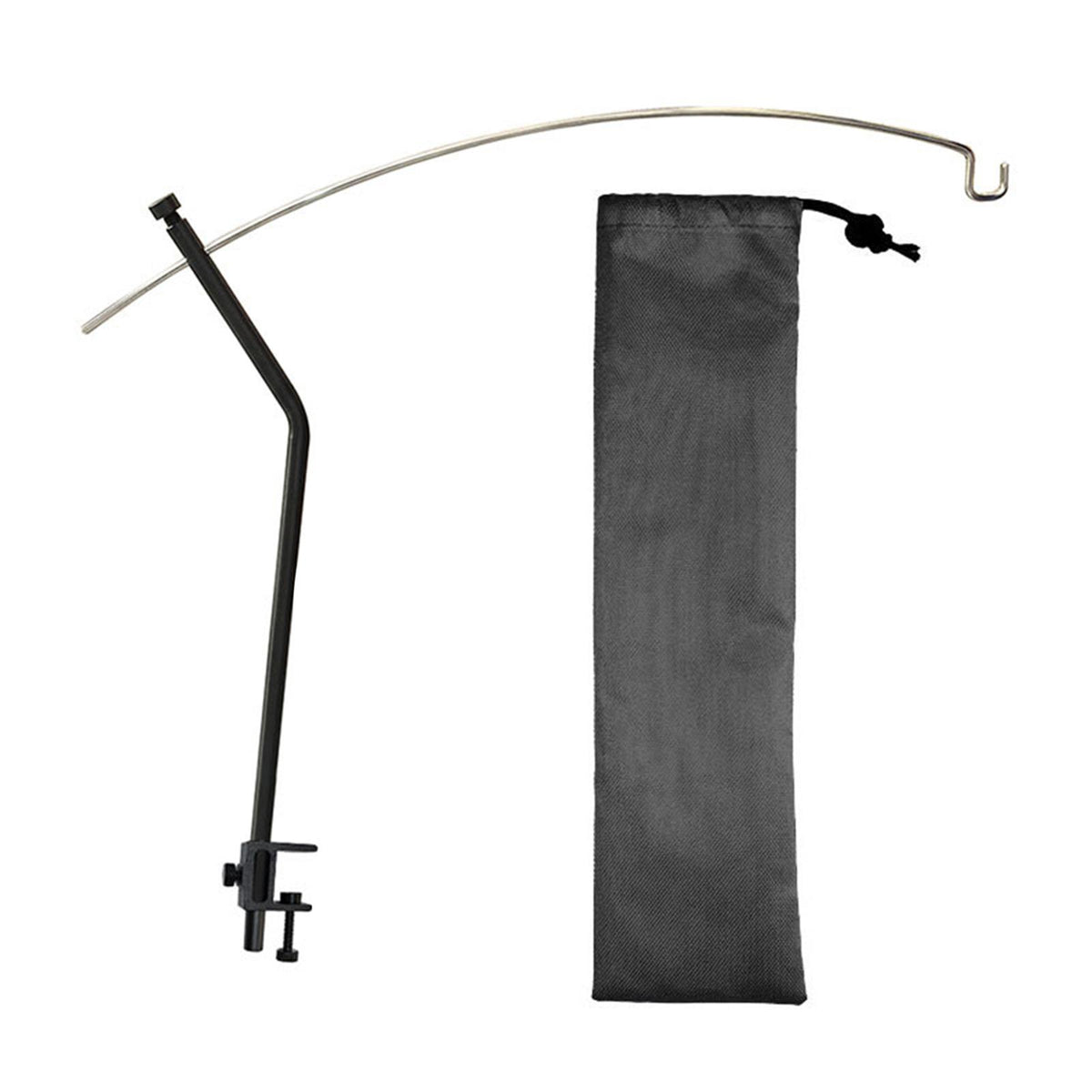 Maxbell Lantern Stand for Camping Courtyard Lamp Holder for Picnic Party Backpacking Black