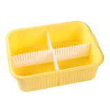 Maxbell Turtle Bathing Tank Turtle Live Breeding Box for Frog Turtles Small Reptiles yellow