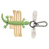 Portable Golf Tee Holder Carrier Versatile Lightweight with Transparent Clip Gecko