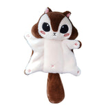 Maxbell Cute Squirrel Key Chain Soft Realistic Car Pendant Birthday Gift Key Pendant Brown