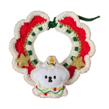 Maxbell Cat Knitted Collar for Dogs Cats Kitten Necklace Scarf for Christmas Holiday S