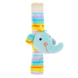 Maxbell Maxbell Baby Plush Wrist Rattles Animal Hand Bell Infant Sensory Crib Toys Elephant