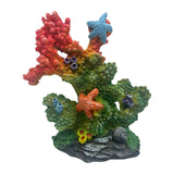 Maxbell Artificial Coral Figurine Sculpture Home Decor Aquarium Decoration for Table colorful