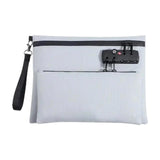 Maxbell Storage Bag with Password Lock Case Travel Tote Bag for Cord Earphone Wallet Grey
