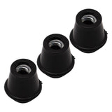 Maxbell 3 Pieces Drum Feet Slipcover Drum Hardware Replacement Percussion Instrument Style A