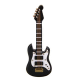 Maxbell 4x1:12 Dollhouse Miniature Music Instrument Black Electric Guitar