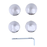 Maxbell Motorcycle Screw Cap Screw Cover for Harley Softail Dyna Sportster Silver - Aladdin Shoppers