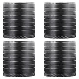 Maxbell 4Pcs Furniture Risers Sturdy Multipurpose Support for Tea Table Desk Cabinet Black