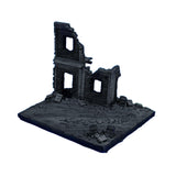 Maxbell 1:72 Wrecked House Model Scene Props Ornament Base Miniature Ruins Accessory