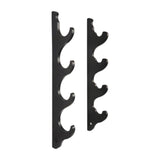 Maxbell Baseball Bat Wall Mounted Horizontal Hanger Black Colour Softball Bat Holder 4 Tiers