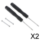 Maxbell 2x26mm Strap Watch Band Connecting Ear Rod Strap Link Connector Rod silver