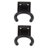 Maxbell 2Pieces Universal Wired Microphone Hook Holders Wall Stands Hanger