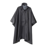 Maxbell Wet Weather Rain Poncho with Pocket Reusable Adult Emergency Outdoor Gray - Aladdin Shoppers