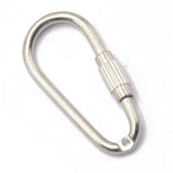 Maxbell Maxbell 6 Pcs Steel Screw Locking Carabiner Key Ring Clasp