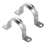 Maxbell 4 Pieces Pipe Hose Tube Conduit Stainless Steel Hanger U Strap Clamps Clip