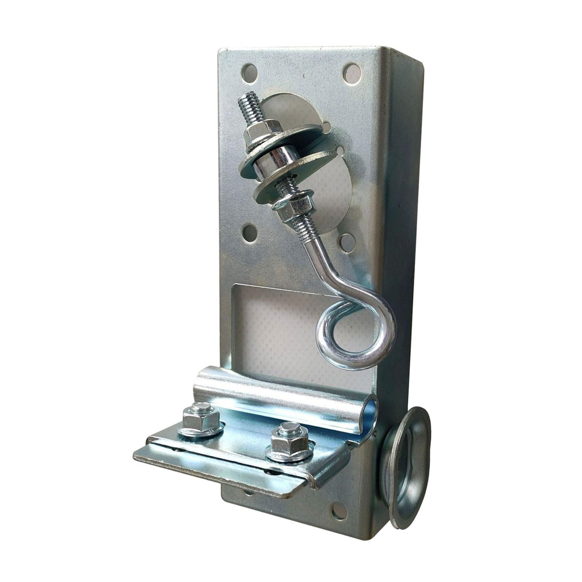 2x Garage Door Bottom Lifting Bracket Left and Right Roller Bracket Assembly 1 hole