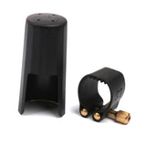 Maxbell 4xPlastic Clarinet Mouthpiece Cover Cap with PU Ligature Clarinet Accessory
