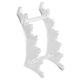 Maxbell Maxbell Acrylic Nail Pen Makeup Brush Eyebrow Pencil Shelf Display Rack Holder Clear