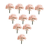 Maxbell 10x Miniature Trees Supplies Decor Sand Table Fake Plants Landscape Ornament 10.5 cm Height