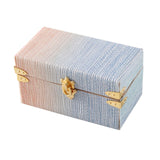 Maxbell 1/12 Scale Miniature Suitcase Wooden Furniture for Bedroom Living Room Decor Red Blue