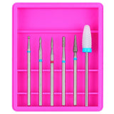 Maxbell Maxbell 6pcs Carbide Electric Nail Art Filing Drill Bits Grinding Polishing Head 04