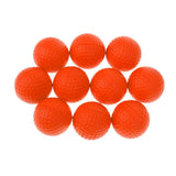 Maxbell 10 Pieces PU Foam Sponge Golf Training Soft Balls Golf Practice Balls Orange - Aladdin Shoppers