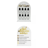 Maxbell 2x Nail Tip Display Board Acrylic Manicure Display for Nail Salon