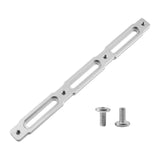 Maxbell Bike Bottle Cage Adapter Riding Aluminum Alloy Mountain Road Bike Adjustment Silver 20.5x1.8cm