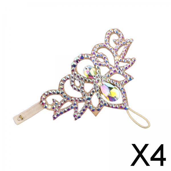 Maxbell 4xWomen Belly Dance Bracelet Costume Accessories for Celebration Performance