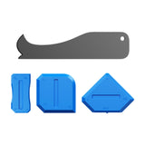 Maxbell 4 Pieces Caulking Tool Caulking Finishing Tools for Floor Sink Joint Kitchen