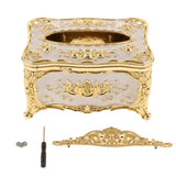 2Pcs European Style Acrylic Tissue Refill Holder Luxury Napkin Box Cover