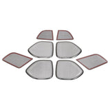 Car Speaker Cover Trim, For Volvo S60 V-Model, Interior Decoration, Easy Installation Black Full Set 8pcs