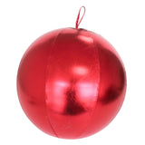 Maxbell Christmas Inflatable Ball Inflatable Xmas Ball for Porch Christmas Tree Yard Red