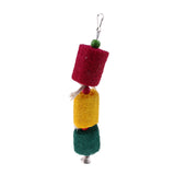 Maxbell Maxbell Hanging Chew Toy Parrot Chewing Toy with a Bell Teeth Care Treat and Chew ##20