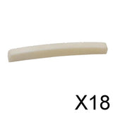 Maxbell 18xBone Material Bridge Nut for LP Electric Guitar Part 43x3.2x5mm