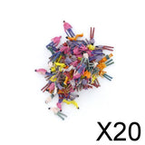 Maxbell 20xNew 100pcs Painted Model Train People Figures Scale (1 to 75) P75-15