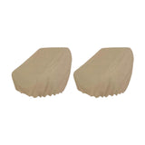 Maxbell 2 Pieces Boat Seat Covers Waterproof Easy Installation Heavy Duty Protectors Khaki