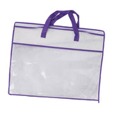 Maxbell Closet Organizer Moving Bag Clothes Organizer for Clothes Blankets Bed Sheet violet edge