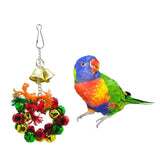4 Pack Parrot Bird Cage Hanging Swing Parrot Chewing Climbing Playing Toy