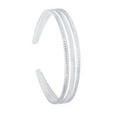 Maxbell Ladies Women Triple Row Headband for Make up, Sports Accessories PC Material Transparent