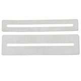 Maxbell 2Pcs Silver Guitar Fret fingerboard Protector & Steel String Action Ruler Gauge