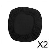 Maxbell 2x Elastic Office Chair Covers Spandex Removable Stretchable Chair Slipcover