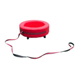 Maxbell Kids Hand Pulled Cart Interactive Toy for Sports Playground Group Activities Red