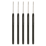 10 Pieces Pulling Hook Needle Tools for Micro Ring Hair Extension Pink+Black