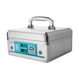 Maxbell Cash Lock Box Container Lock Safe Box Organizer Security Keepsake Money Tray 20.8cmx20.8cmx11cm