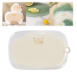 Maxbell Maxbell Cartoon Cutting Board Creative Anti Slip Particles Surface with Hanging Hole white large