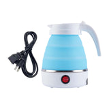 Maxbell Travel Folding Electric Kettle Fast Boiling Camping 600ml Electric Tea Maker blue