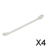 Maxbell 4xDouble-end Stainless Steel Dispensing Spoon/Spade Lab  Scraper 20cm