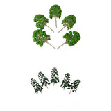 Maxbell 20PCS Train Park Street Landscape Model Mulberry and Pine Trees Scale 1:50 - 75